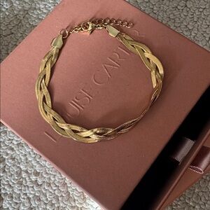 Gold Braided Bracelet
